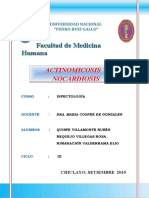 Seminario Actinomicosis - Nocardiosis