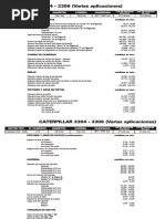 CATERPILLAR 3304 - 3306 (Varias Aplicaciones)