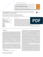 Journal of Molecular Liquids: Bishwadeep Bagchi, Sushmita Sati, Vidyasagar Shilapuram