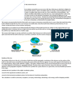 Relation of Seasons To The Position of The Sun in The Sky