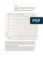 Land Grading Survey and Design: Figure 4.1: Grid Pattern Used For Staking A Field Which Is To Be Graded (A.M. Michael)