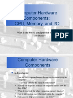 Computer Hardware Components: CPU, Memory, and I/O: What Is The Typical Configuration of A Computer Sold Today?