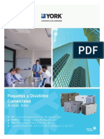 Paquetes y Divididos Comerciales YORK R410A 50Hz