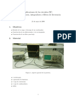 RC - Integrador y Diferenciador PDF