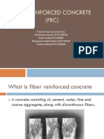 Fiber Reinforced Concrete (FRC)