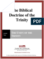 The Biblical Doctrine of The Trinity - Lesson 2 - Forum Transcript