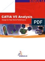 CATIA V5 Analysis: Design For Real World Performance