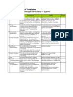 It Risk Assessment Template