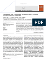 Comparative Study of Two Methods For The Synthesis of Fly Ash Based