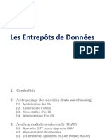 I - Les Entrepôts de Données