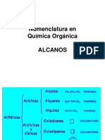 1 Nomenclatura Organica Alcanos