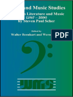 Scher - Paul - Essays On Literature and Music, 1967-2004. Ed. Bernhart&Wolf-Rodopi (2004)