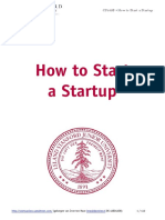 Stanford-How To Start A Startup PDF