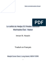 Le Califat Du Hedjaz Et L'arabie Saoudite Wahhabite Etat - Nation