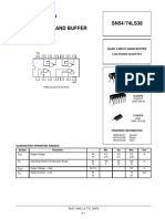 Quad 2-Input Nand Buffer SN54/74LS38: Low Power Schottky