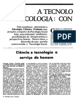 A Tecnologia Social Na Psicologia - Controversias