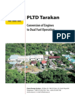 PLTD Tarakan: Conversion of Engines To Dual Fuel Operation