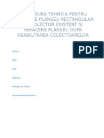 Procedura Tehnica Pentru Demolare Planseu Rectangular La Colector Existent Si Refacere Planseu Dupa Reabilitarea Colectoarelorrevizia