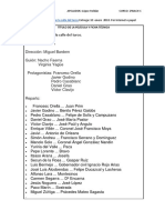 Título de La Película y Ficha Técnica