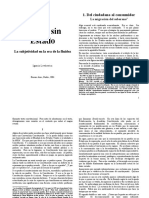 103 - Lewkowicz, Ignacio - Pensar Sin Estado. Cap.1 Del Ciudadano Al Consumidor