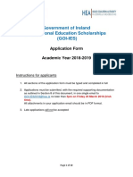 GOI IES Application Form 2018 2