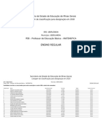 Classificaçao Matematica