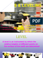 Levels & Leveling: Ref: 1. Surveying - Vol I by Punmia 2. Surveying by Aziz & Shahjahan