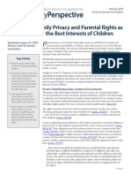 2018-02-Family Privacy and Parental Rights As The Best Interests of Children - CFC-BrandonLogan