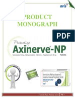 Axinerve NP Monograph