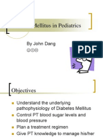 Diabetes Mellitus in Pediatrics