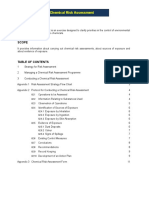 Chemical Risk Assessment: Purpose