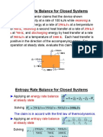 Entropy Rate Balance For Closed Systems: Example