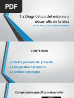 PROYECTOS Diagnóstico Entorno y Desarrollo Idea