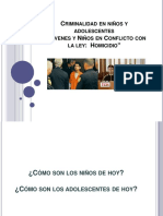 Taller Criminalidad Niños y Adoles