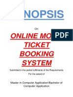 121-Online Movie Ticket Booking System - Synopsis