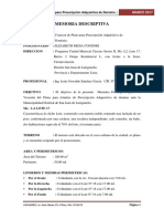 Memoria Descriptiva-Mejia Condori X Samaniego