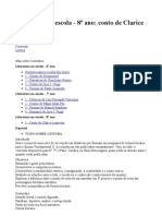 Plano de Aula - Laços de Familia - Clarice Lispector