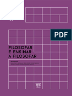 Filosofar Ensinar Filosofar