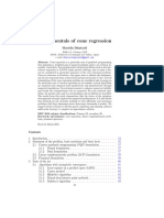 Fundamentals of Cone Regression: Mariella Dimiccoli