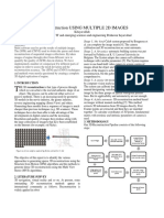 3D Reconstruction USING MULTIPLE 2D IMAGES