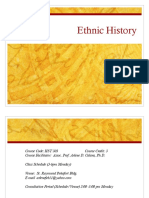 Ethnic History OF THE PHILIPPINES