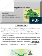 Energy From Bio-Mass: UNIT-7