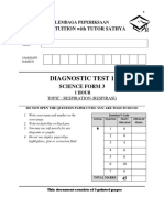 Diagnostic Test 1: Home Tuition With Tutor Sathya