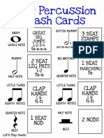 Body Percussion Flashcards 2