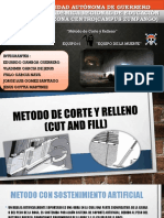 Metodo de Corte y Relleno 1