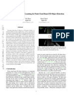 Voxelnet: End-To-End Learning For Point Cloud Based 3D Object Detection