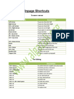 Inpage Shortcuts