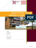 Mjiit Final Year Project Log Book: Name: Student ID: FYP Title