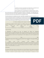 1.ultra Vires: Rs Into Acontract That Is Beyond The Scope of Its Corporate Powers, The Contract Is Illegal