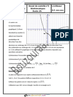 Devoir de Contrôle N°2 - Math - 3ème Sciences Exp (2015-2016) MR Bouzouraa - Anis